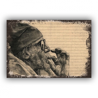 Art Ahşap Retro Vintage Poster 