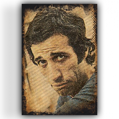 Yeşilçam Kemal Sunal Ahşap Retro Vintage Poster 