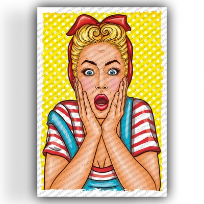 Confused Ahşap Retro Vintage Poster 