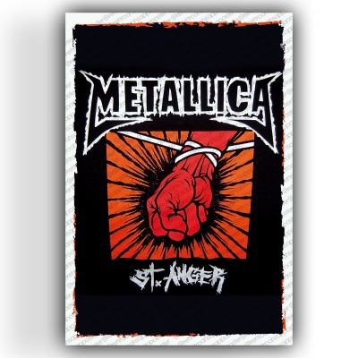 Metallica Ahşap Retro Vintage Poster 