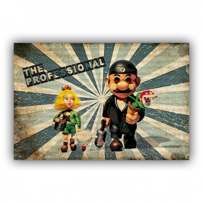 The Professional Ahşap Retro Vintage Poster 
