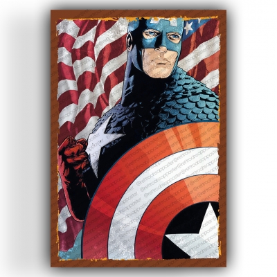 batman Ahşap Retro Vintage Poster 