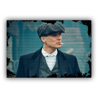 Peaky Blinders Ahşap Retro Vintage Poster 