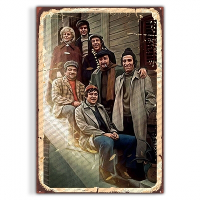 Yeşilçam Ahşap Retro Vintage Poster 