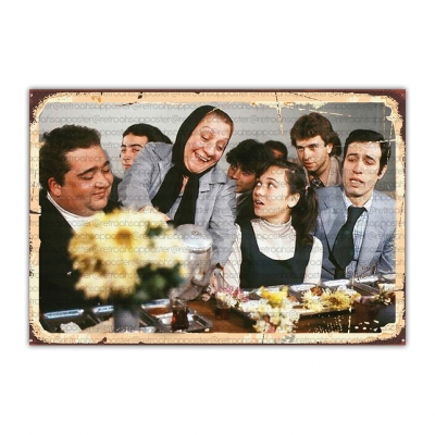 Yeşilçam Ahşap Retro Vintage Poster 