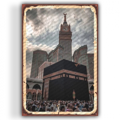 Kabe Ahşap Retro Vintage Poster 