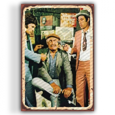 Kemal Sunal Yeşilçam Ahşap Retro Poster