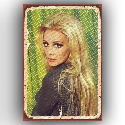 Filiz Akın Yeşilçam Ahşap Retro Poster