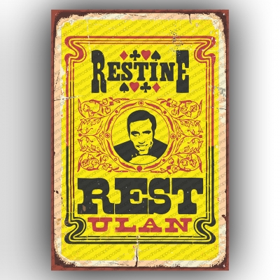 Kemal Sunal Yeşilçam Retro Ahşap Poster