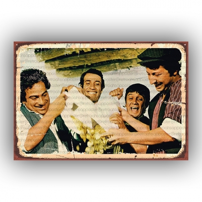 Yeşilçam Ahşap Poster