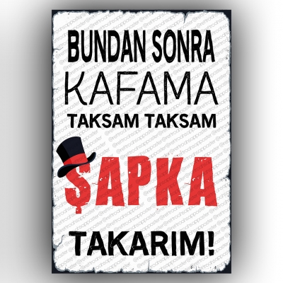 Bundan sonra... Gürses Retro Ahşap Poster