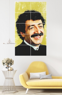 Müslüm Gürses 10  Parçalı Ahşap Mdf Tablo Seti