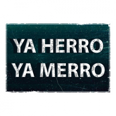 Ya herro Ya merro Ahşap Retro Poster