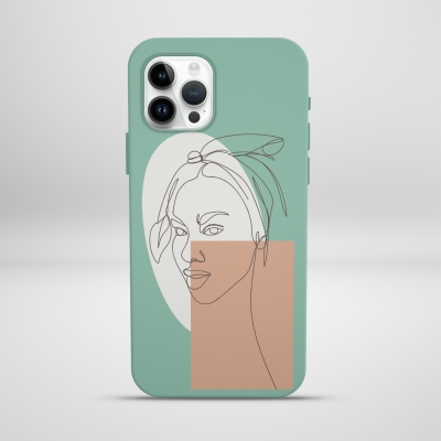 Kız Silüeti  Lansman Telefon Kılıfı