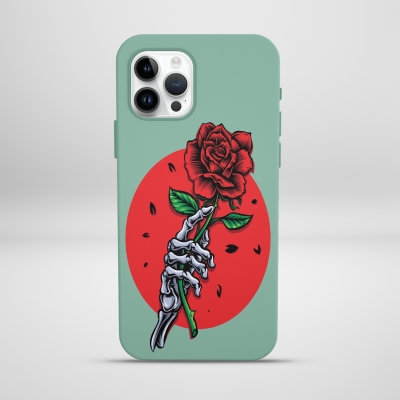 kırmızı Gül Lansman Telefon Kılıfı