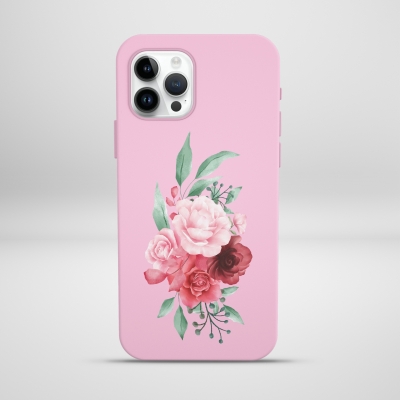 Gül Sticker Lansman Telefon Kılıfı