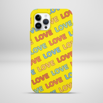 Love Desen Lansman Telefon Kılıfı