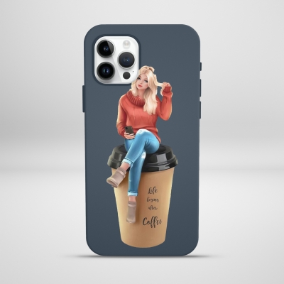 Kahveli Barbi Lansman Telefon Kılıfı