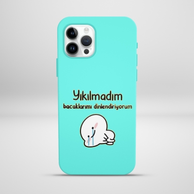 Yıkılmadım Bacaklarımı dinlendiriyorum Lansman Telefon Kılıfı