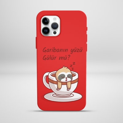 Garibanın Yüzü Gülür mü? Uyuyan kedi Lansman Telefon Kılıfı