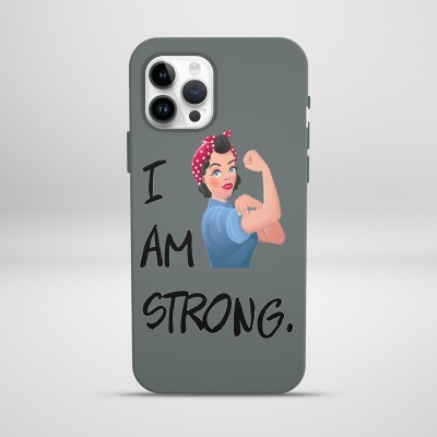 ı am strong Lansman Telefon Kılıfı