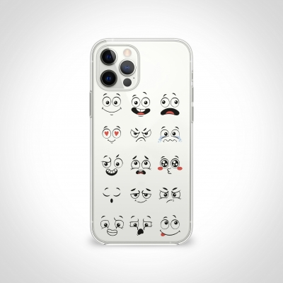 Göz İfadeleri Göz Emoji ŞeffafTelefon Kılıfı
