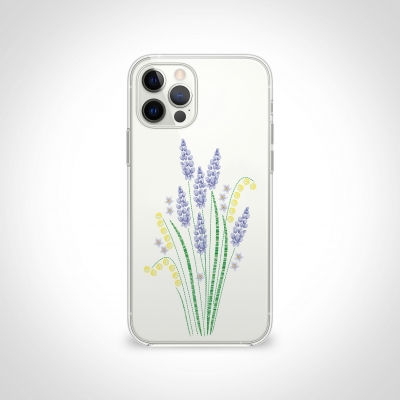 Lavanta Şeffaf Telefon Kılıfı