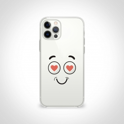 Kalpli Göz Şeffaf Telefon Kılıfı