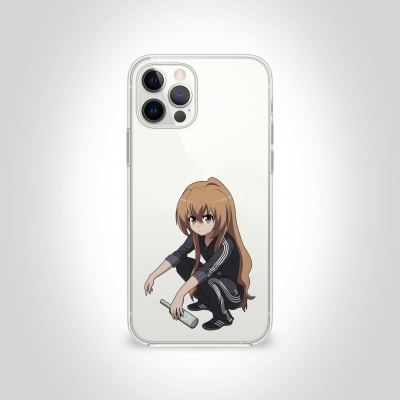 Anime Kız 1 Şeffaf Telefon Kılıfı