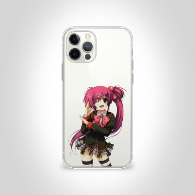 Anime Kız 2 Şeffaf Telefon Kılıfı
