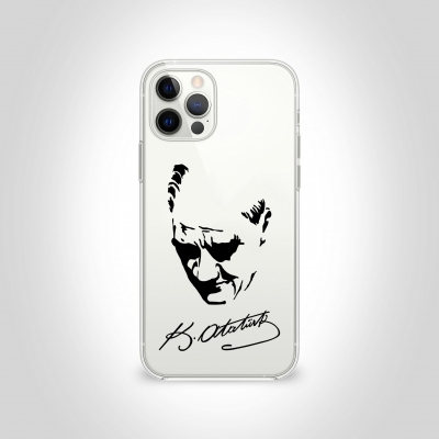 Mustafa Kemal Atatürk Şeffaf Telefon Kılıfı