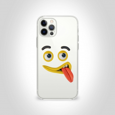 Bezmiş Surat Şeffaf Telefon Kılıfı