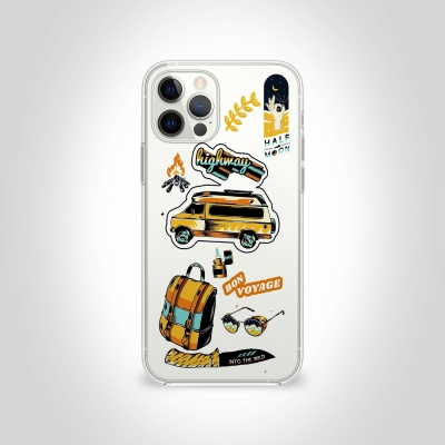 Bon Voyage Şeffaf Telefon Kılıfı