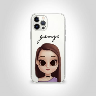 Gamze İsimli Şeffaf Telefon Kılıfı