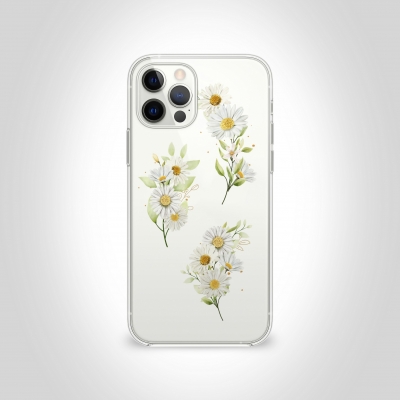 papatya dalları Şeffaf Telefon Kılıfı