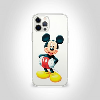 mickey mouse gülüyor Şeffaf Telefon Kılıfı