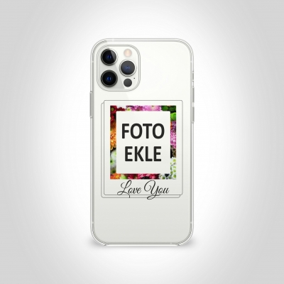 Kişisel Tasarım Love You Şeffaf Telefon Kılıfı
