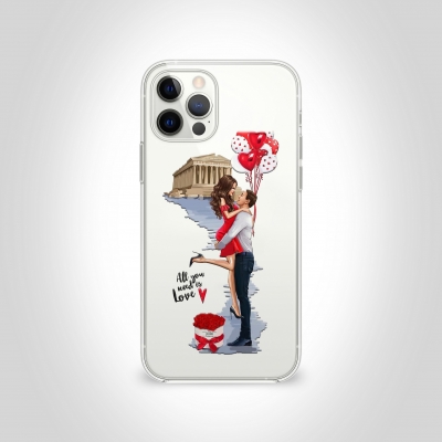 All you need is love Şeffaf Telefon Kılıfı