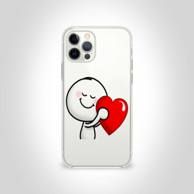 Kalpli Çocuk Şeffaf Telefon Kılıfı