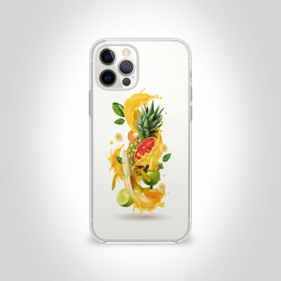 Taze Meyveler Şeffaf Telefon Kılıfı