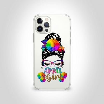 April Girl Şeffaf Telefon Kılıfı