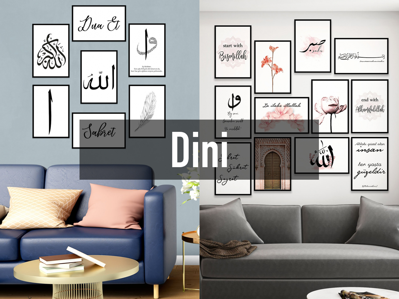 Dini Mdf Tablo Setleri
